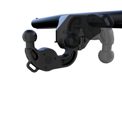 VAPOS Towbar retractable Manually swivelling ball head