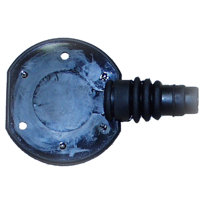 Rubber seal with lateral exit