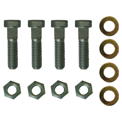 Screw set for replacement plate and 4-hole ball heads