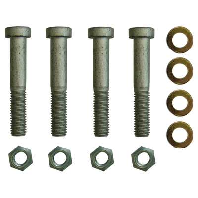 Screw set for replacement plate and 4-hole ball heads