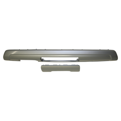 Bumper lower part with cutout, including cover