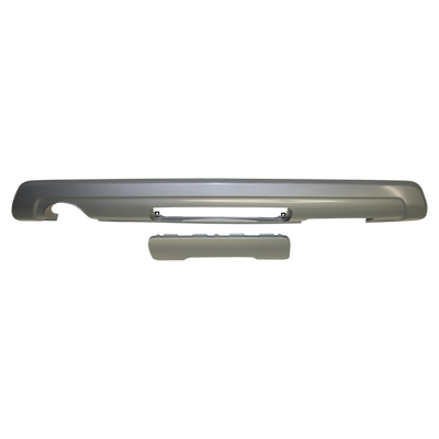 Bumper lower part with cutout, including cover