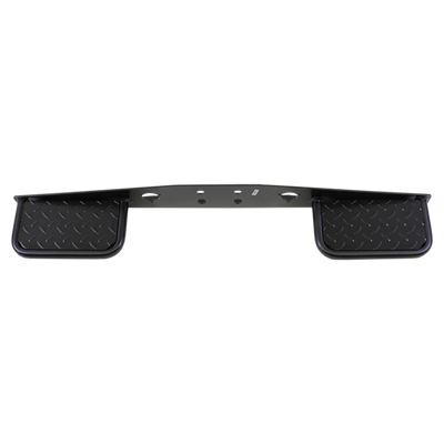 Footboard with double step for towing brackets with