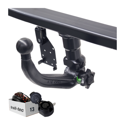 TowCar Towbar detachable incl. TowTec electrical set 7pins specific