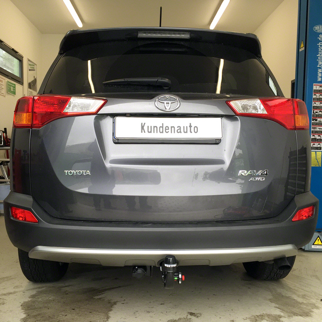 Towbar detachable Toyota RAV-4 with spare 5-door restyling 2009-2013 